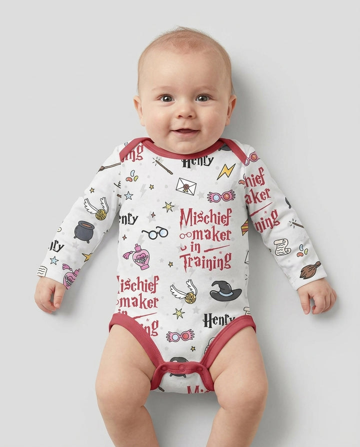 Custom Name Mischief Maker In Training Bamboo Bodysuit