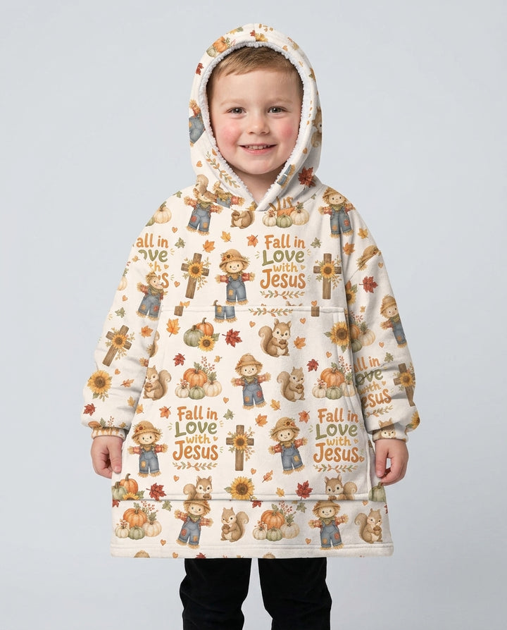 Fall For Jesus Bamboo Blanket Hoodie