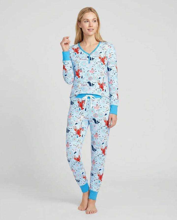 Celebrate 4th of July Family Matching Bamboo Women Pajama Set