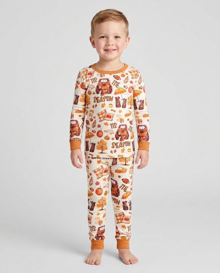 Template Bamboo Two Piece Long Sleeve Pyjamas Set