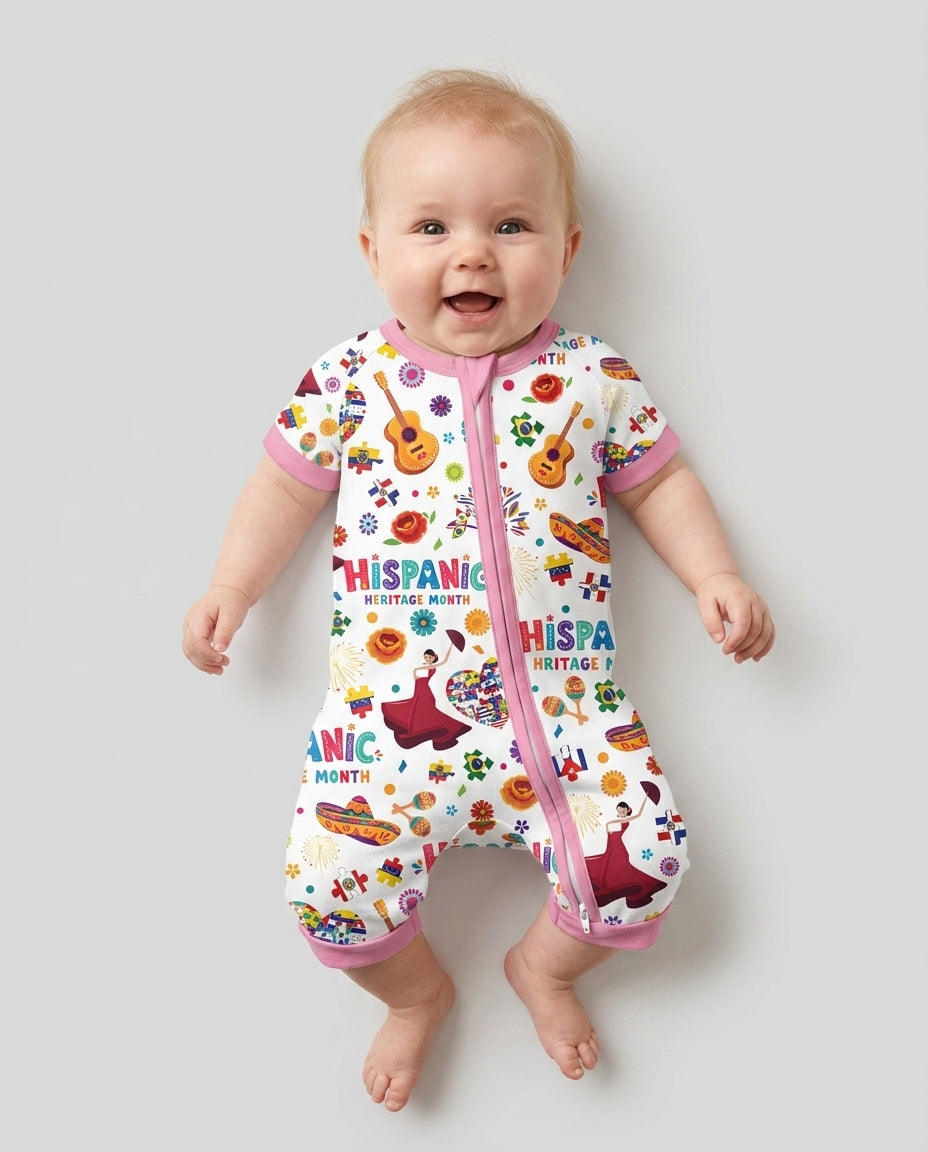 Fiesta Hispanic Heritage Month Bamboo Shorty Zippy