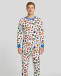 Soccer Cup All Country Balls Bamboo Men's Pajama Set