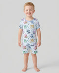 A Lotta Axolotls Bamboo Two Piece Short Sleeve Shorts Pajama Set