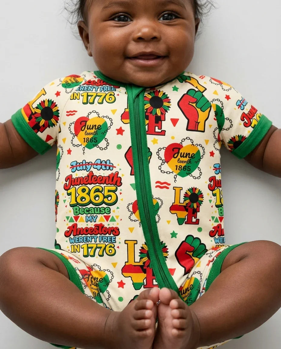 Juneteenth 1865 Because My Ancestors Weren't Free In 1776 Bamboo Shorty Zippy