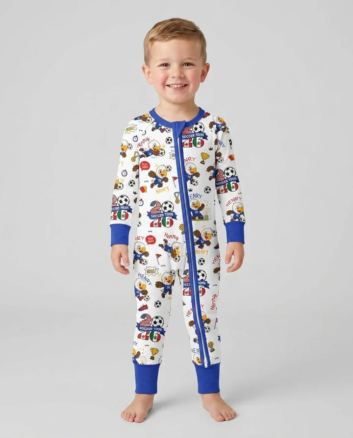 USA We Are Champions Soccer Tour 2026 Bamboo Convertible Zippy