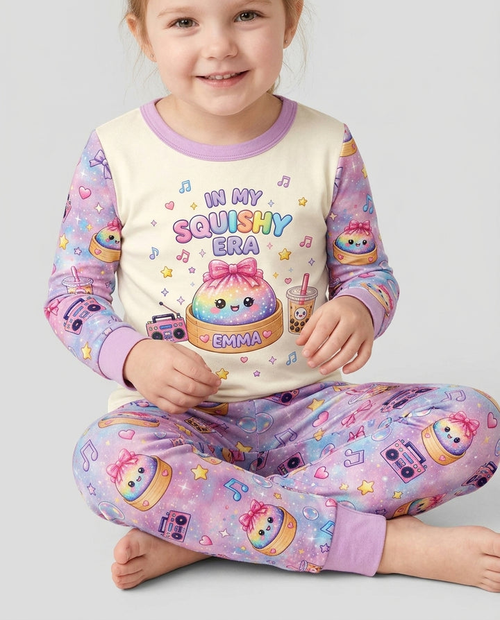 In My Squishy Era Baby Bamboo Two Piece Long Sleeve Pajama Set