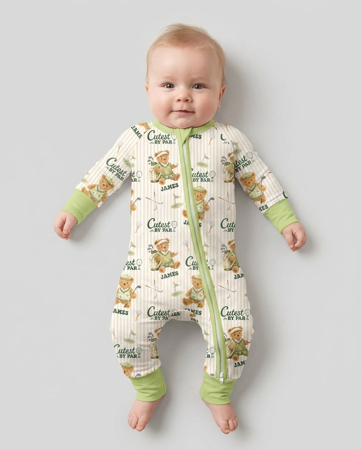 Cutest By Par Custom Name Bamboo Convertible Zippy
