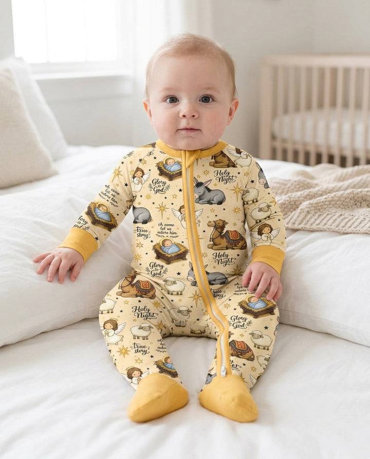 Nativity Christmas Holy Night Bamboo Convertible Zippy