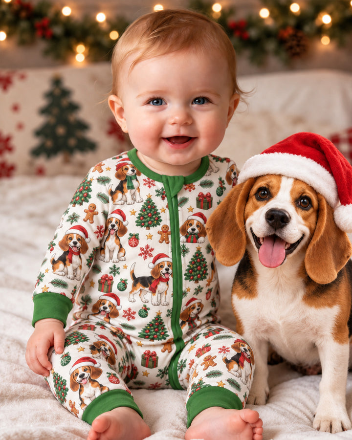 Santa Paws Beagle Bamboo Convertible Zippy