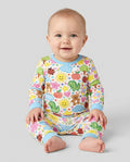 Baby Cute Draw Bamboo Two Piece Long Sleeve Pajama Set