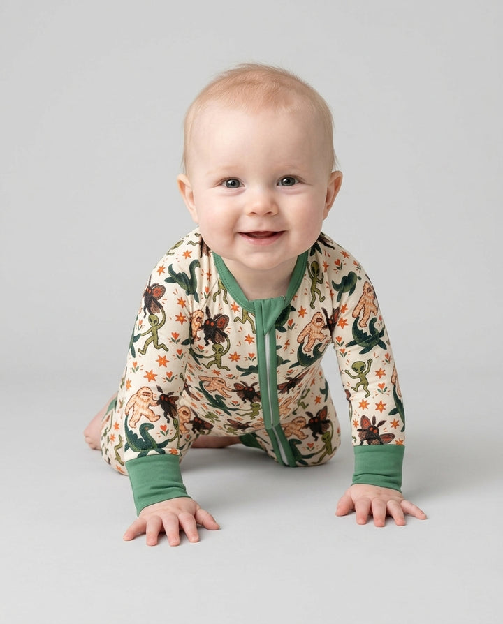 Dancing Cryptids Bamboo Convertible Zippy