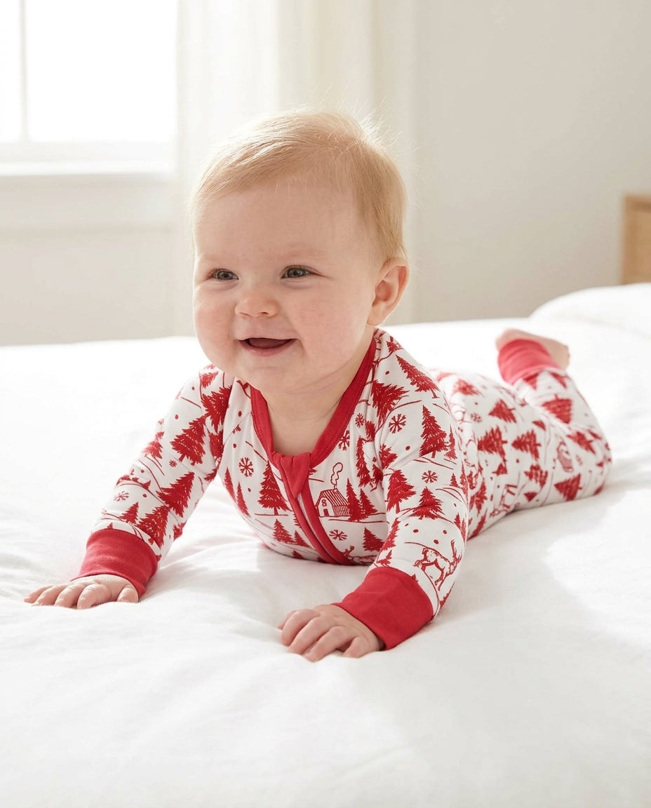 North Pole Train Bamboo Convertible Zippy