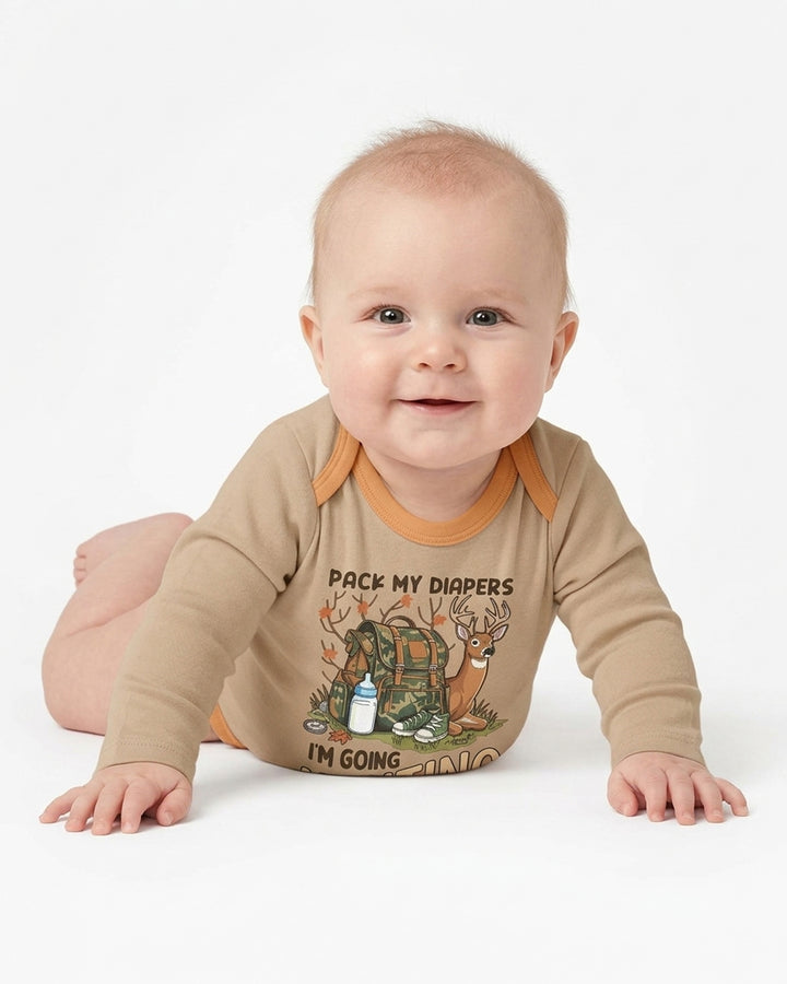 I Am Going Hunting Bamboo Bodysuit