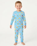 Summerween Cartoon Bamboo Two Piece Long Sleeve Pajama Set