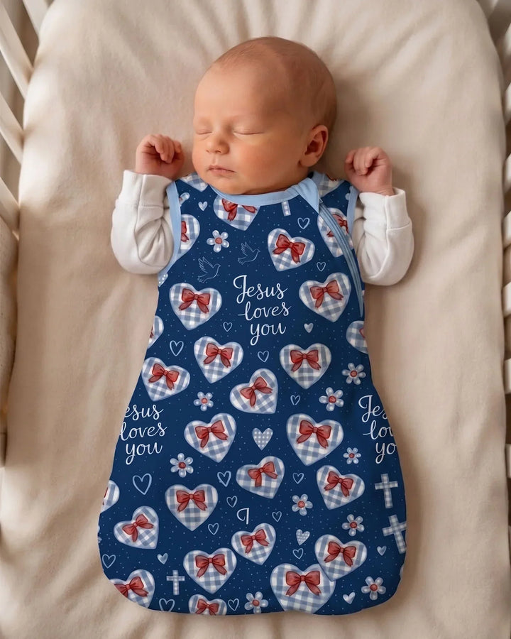Jesus Loves You Bamboo Sleep Bag