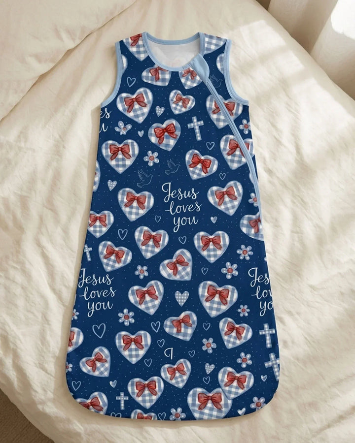 Jesus Loves You Bamboo Sleep Bag