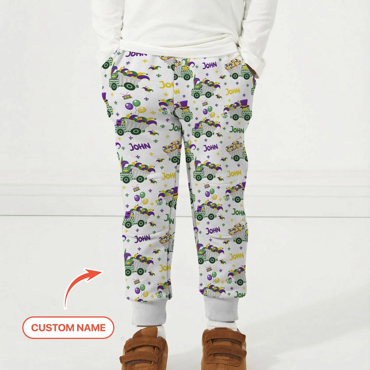 Mardi Gras Trucks Bamboo Jogger