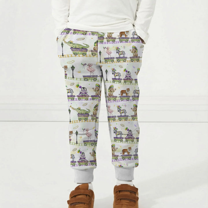 Mardi Gras Jungle Krewe Bamboo Jogger