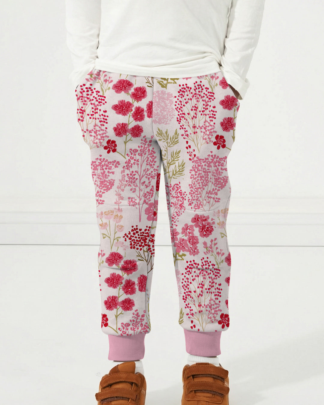 Blushing Wildflowers Bamboo Jogger