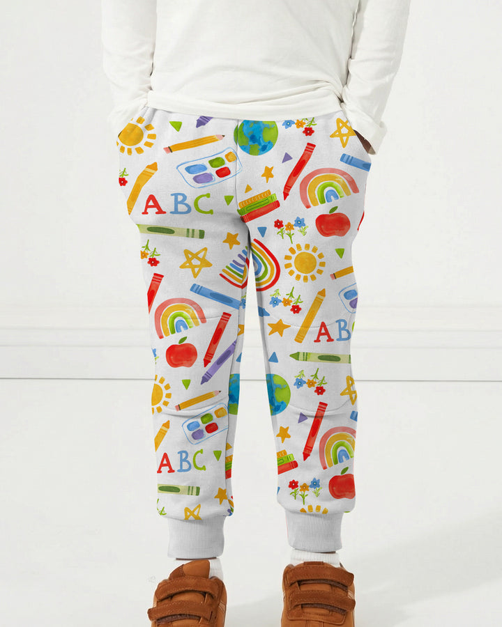 School Scribbles Bamboo Jogger