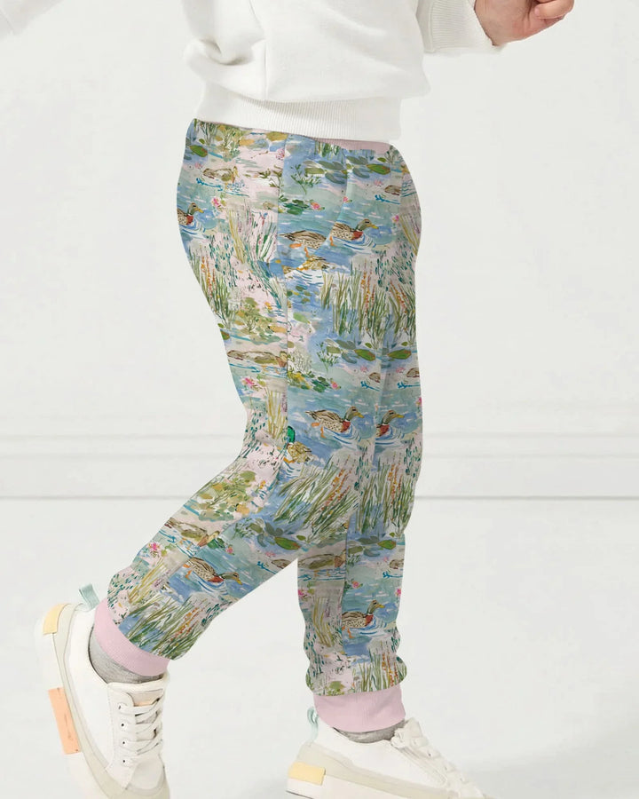 Watercolor Mallard Duck Bamboo Jogger
