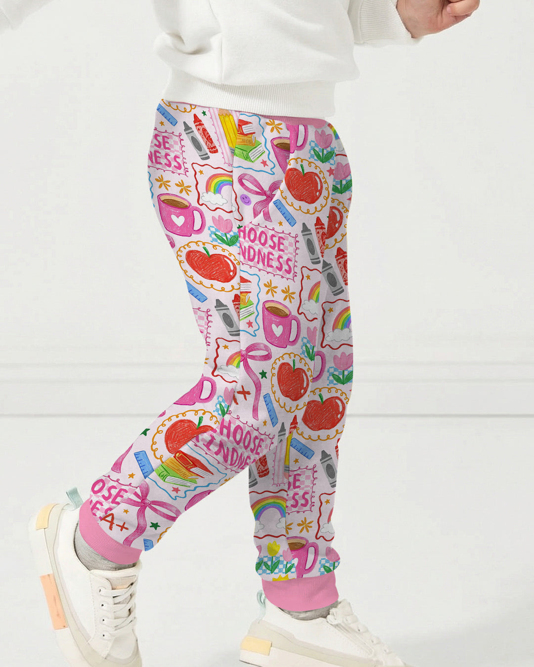 Kindness School Girl Bamboo Jogger
