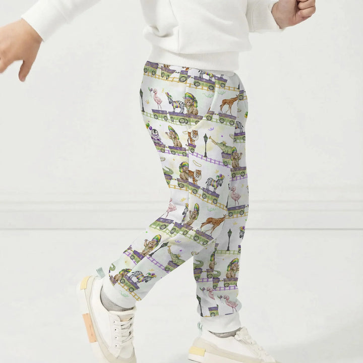 Mardi Gras Jungle Krewe Bamboo Jogger