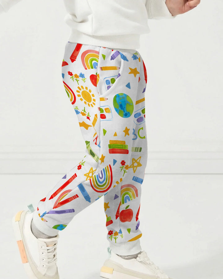 School Scribbles Bamboo Jogger