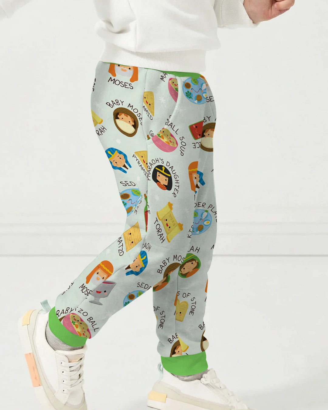 Cute Passover Characters Bamboo Jogger