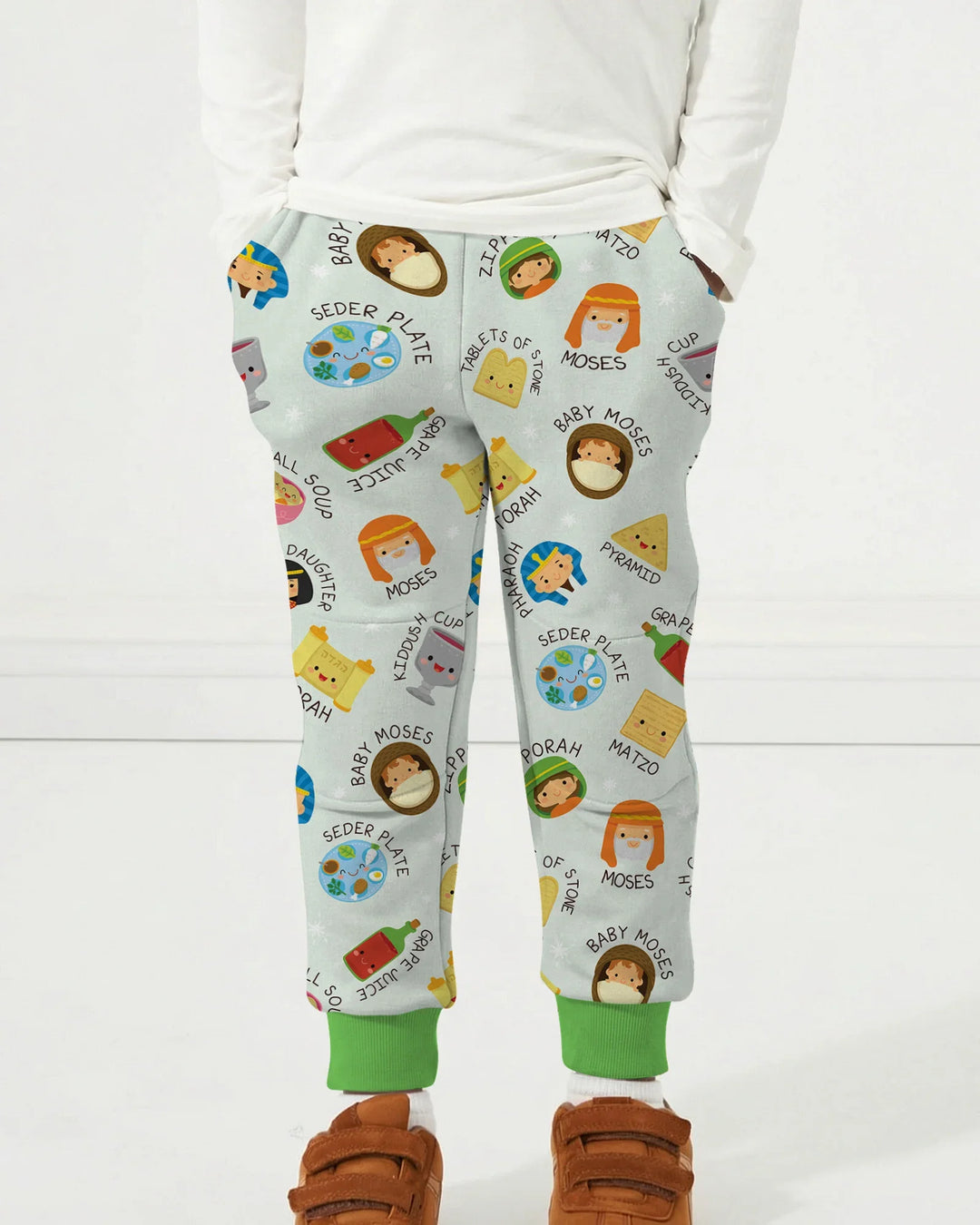 Cute Passover Characters Bamboo Jogger