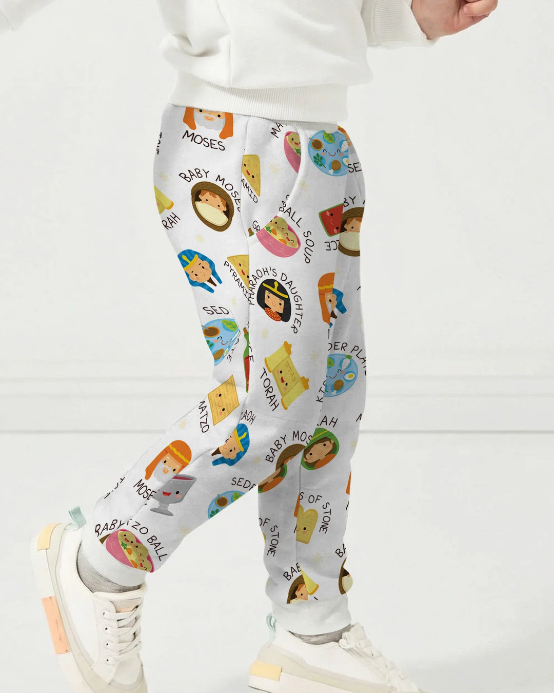 Cute Passover Characters Bamboo Jogger