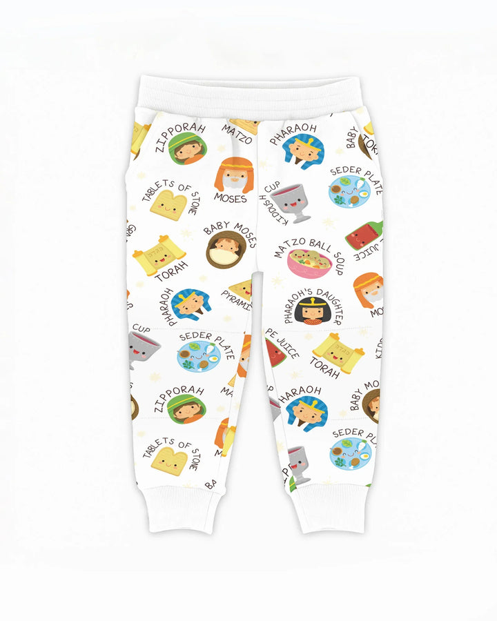 Cute Passover Characters Bamboo Jogger