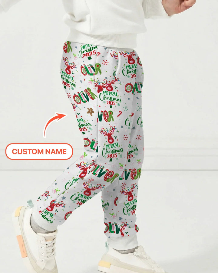 Custom Name "Whimsical Little Things" Bamboo Jogger