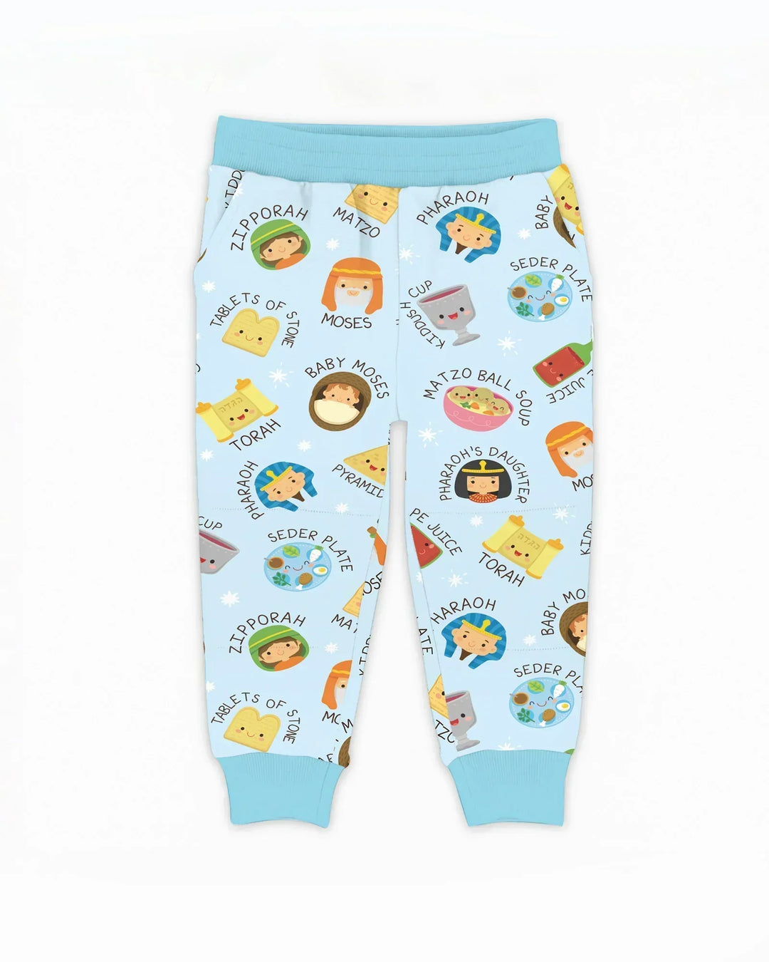 Cute Passover Characters Bamboo Jogger