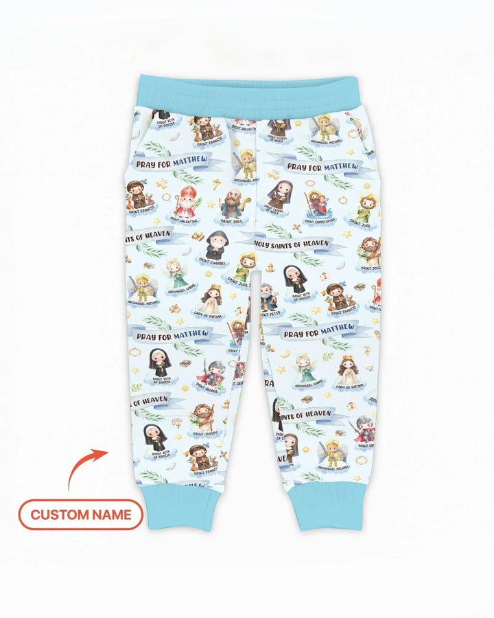 Holy Saints of Heaven Custom Name Bamboo Jogger