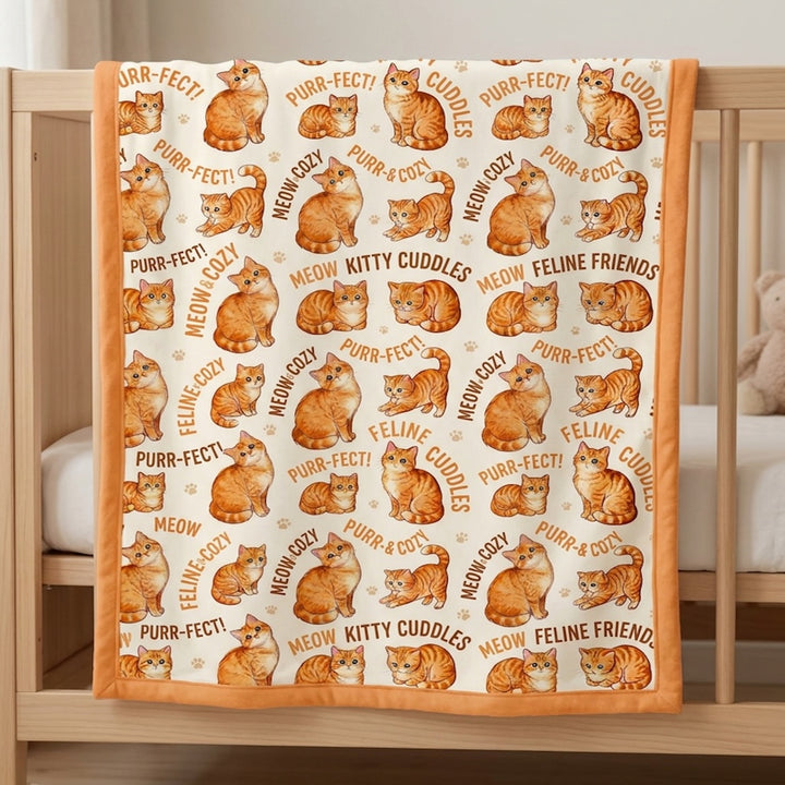 Kitty Cuddles Bamboo Blanket