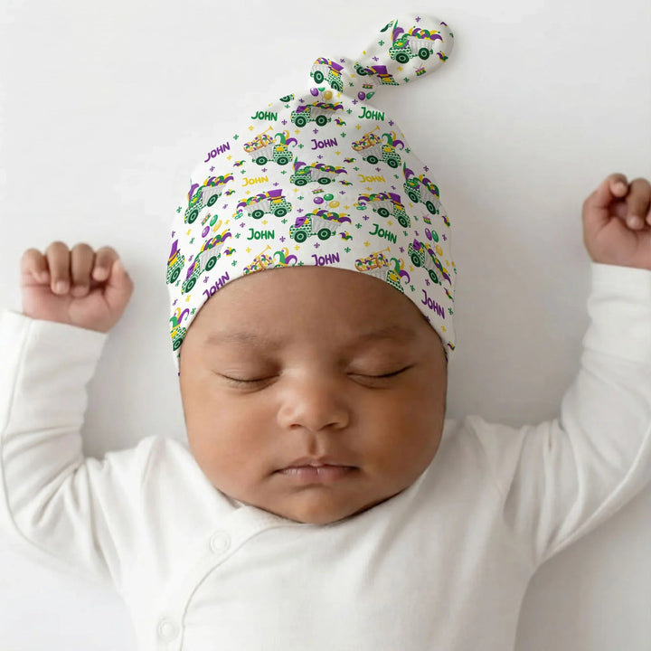 Mardi Gras Trucks Bamboo Knotted Hat