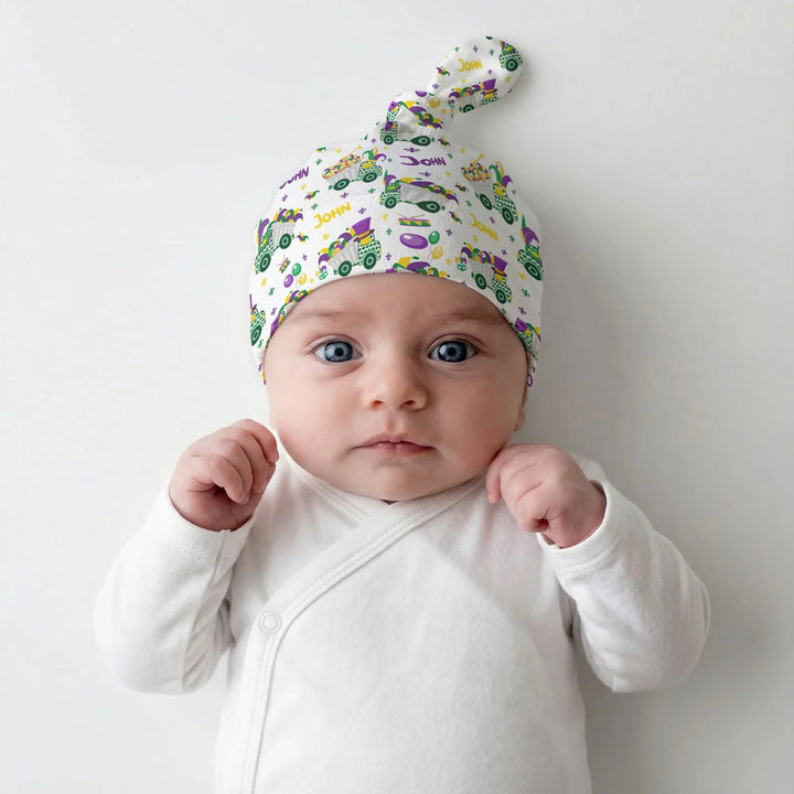 Mardi Gras Trucks Bamboo Knotted Hat