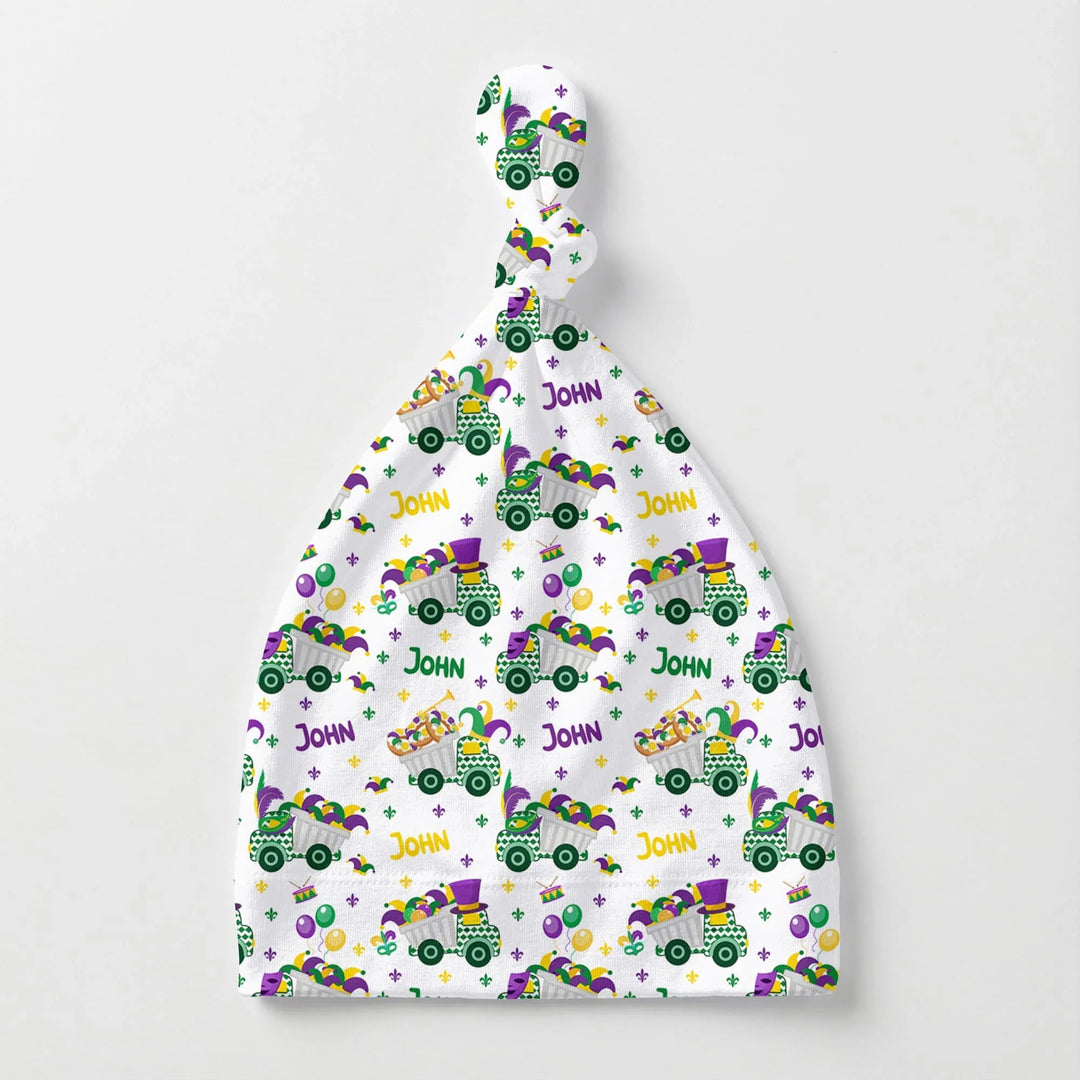 Mardi Gras Trucks Bamboo Knotted Hat