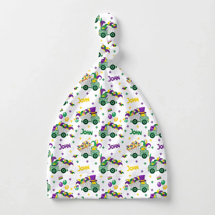 Mardi Gras Trucks Bamboo Knotted Hat