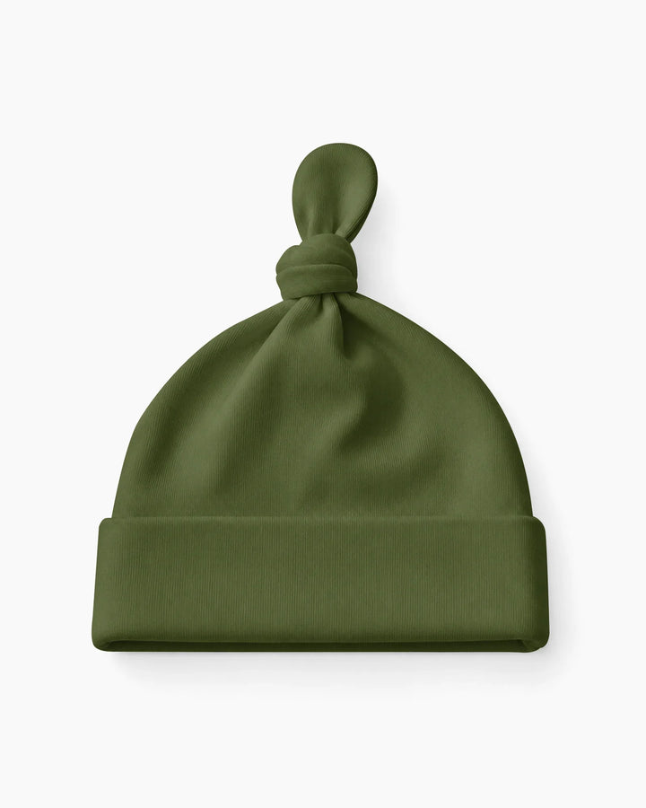 Solid Color Bamboo Knotted Hat