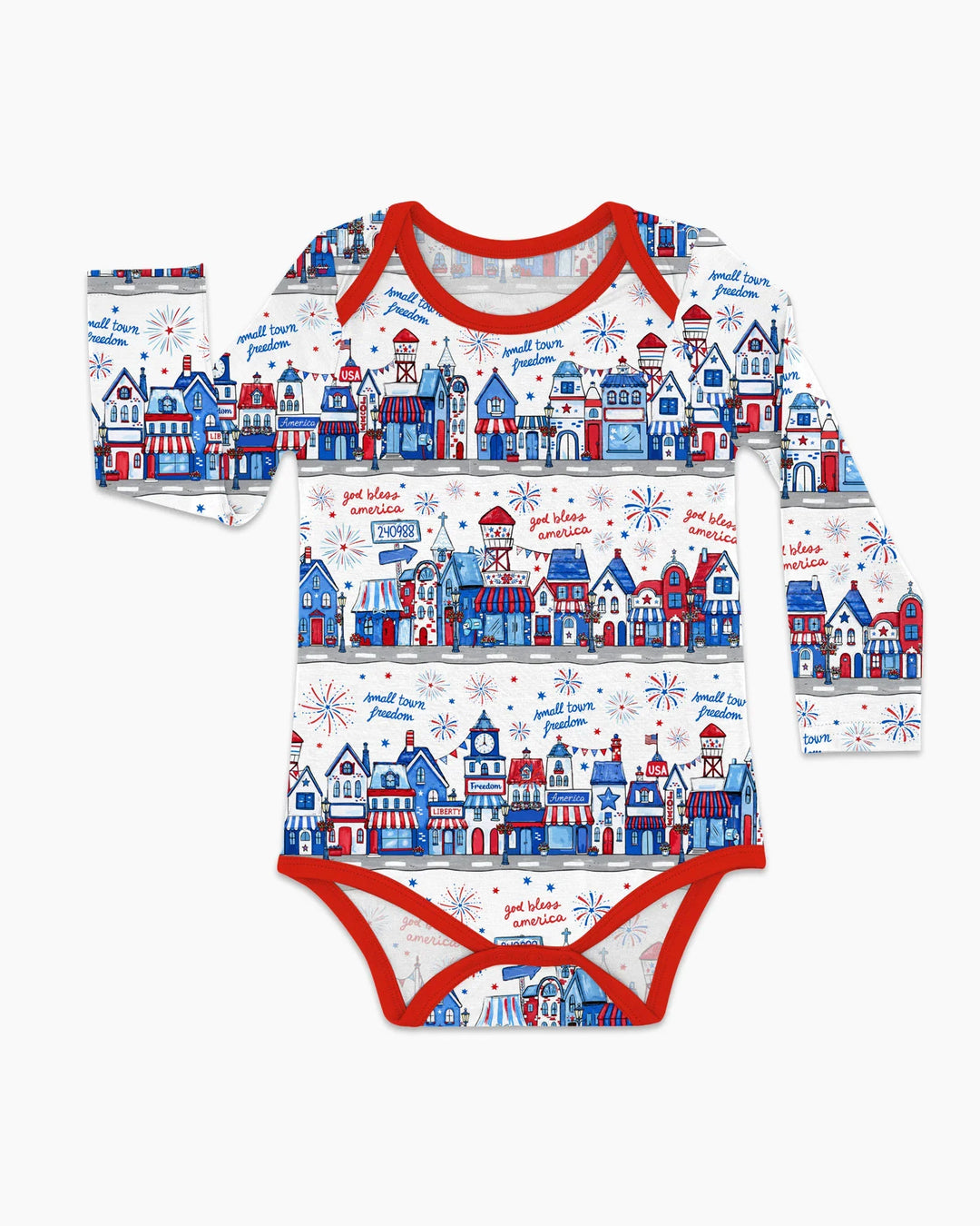 Small Town Freedom USA Bamboo Bodysuit