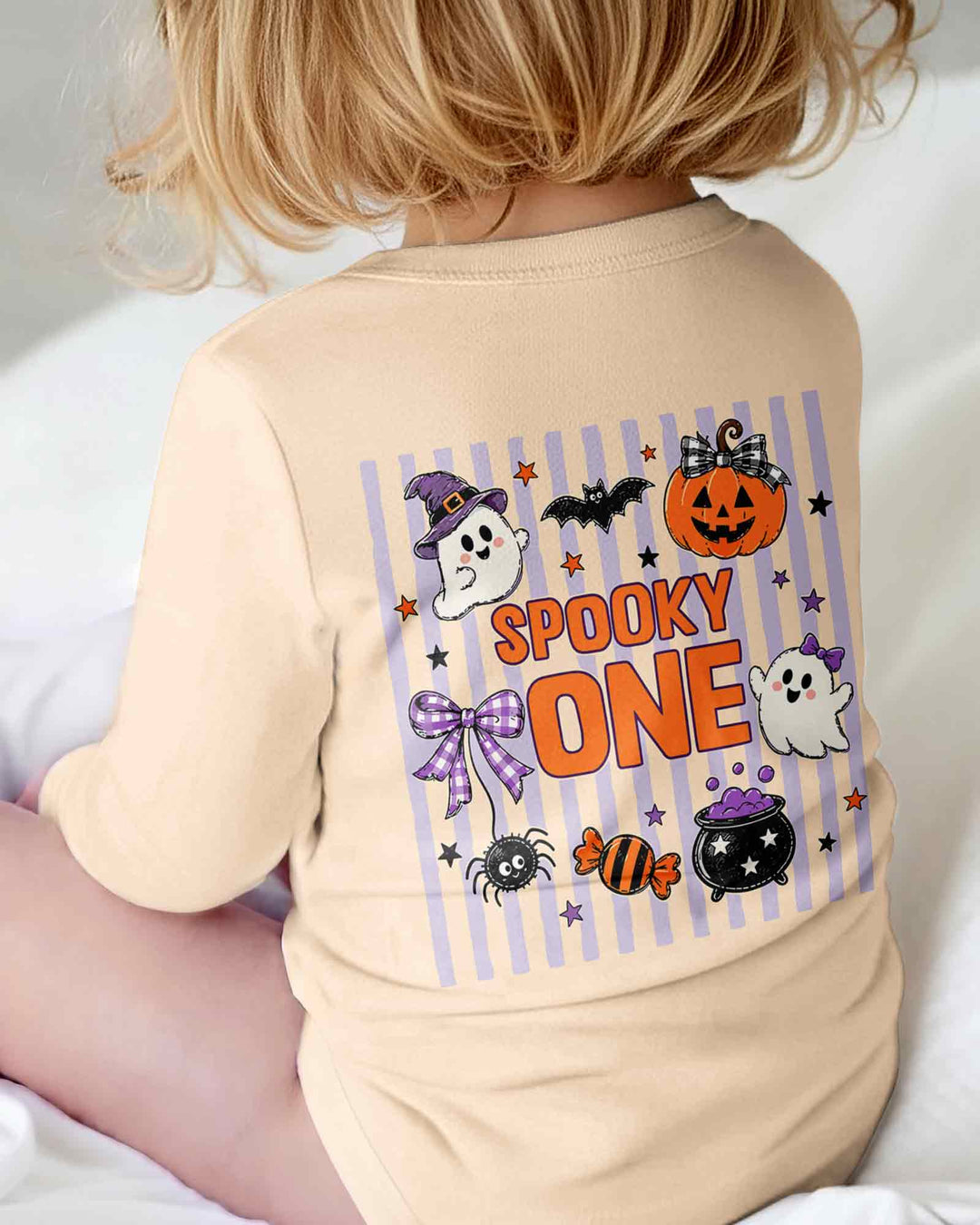 Personalized My First Halloween Baby Ghost Bamboo Bodysuit