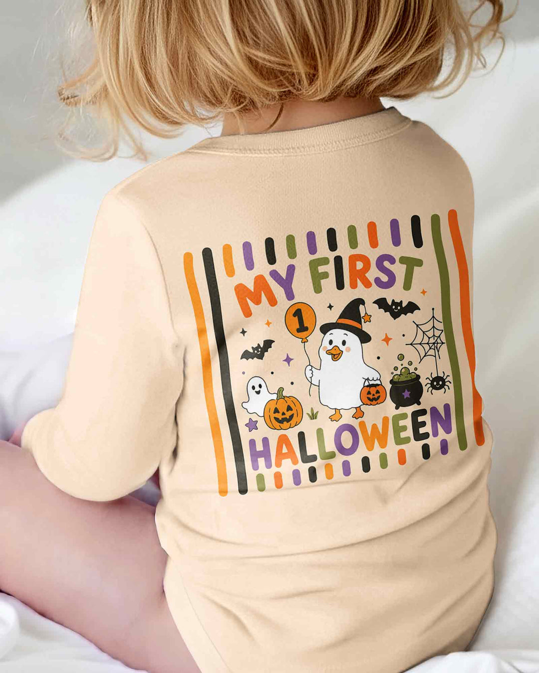 Personalized My First Halloween Bamboo Bodysuit