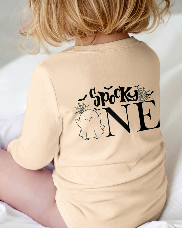 Spooky One Birthday First Birthday Halloween Bamboo Bodysuit