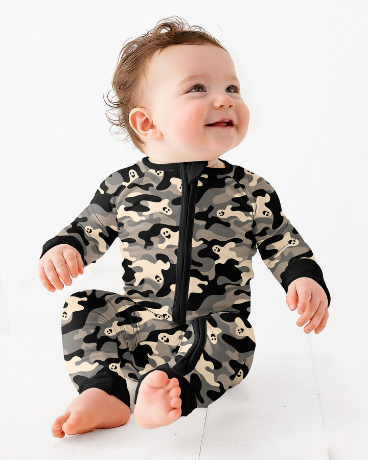 Camo Halloween Ghost Bamboo Convertible Zippy
