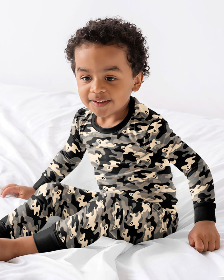 Template Bamboo Two Piece Long Sleeve Pyjamas Set