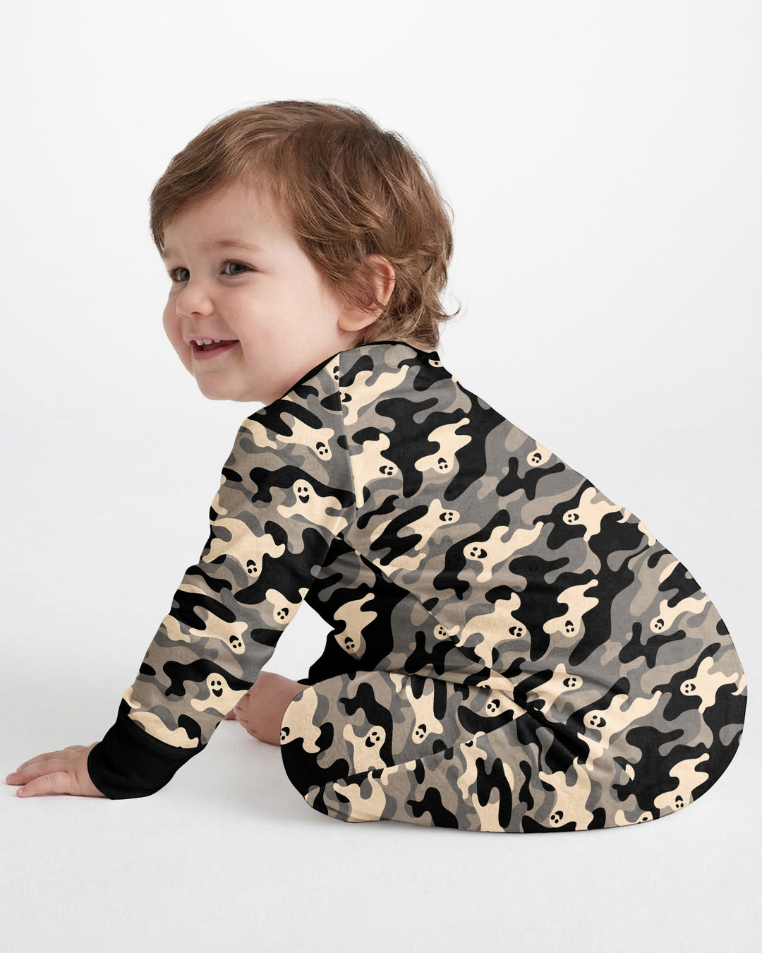 Camo Halloween Ghost Bamboo Convertible Zippy