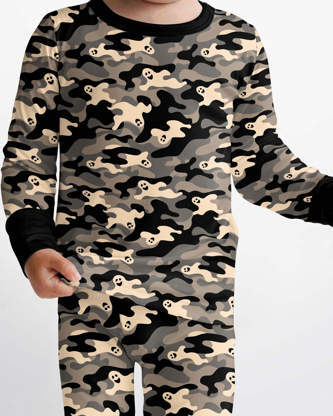Template Bamboo Two Piece Long Sleeve Pyjamas Set
