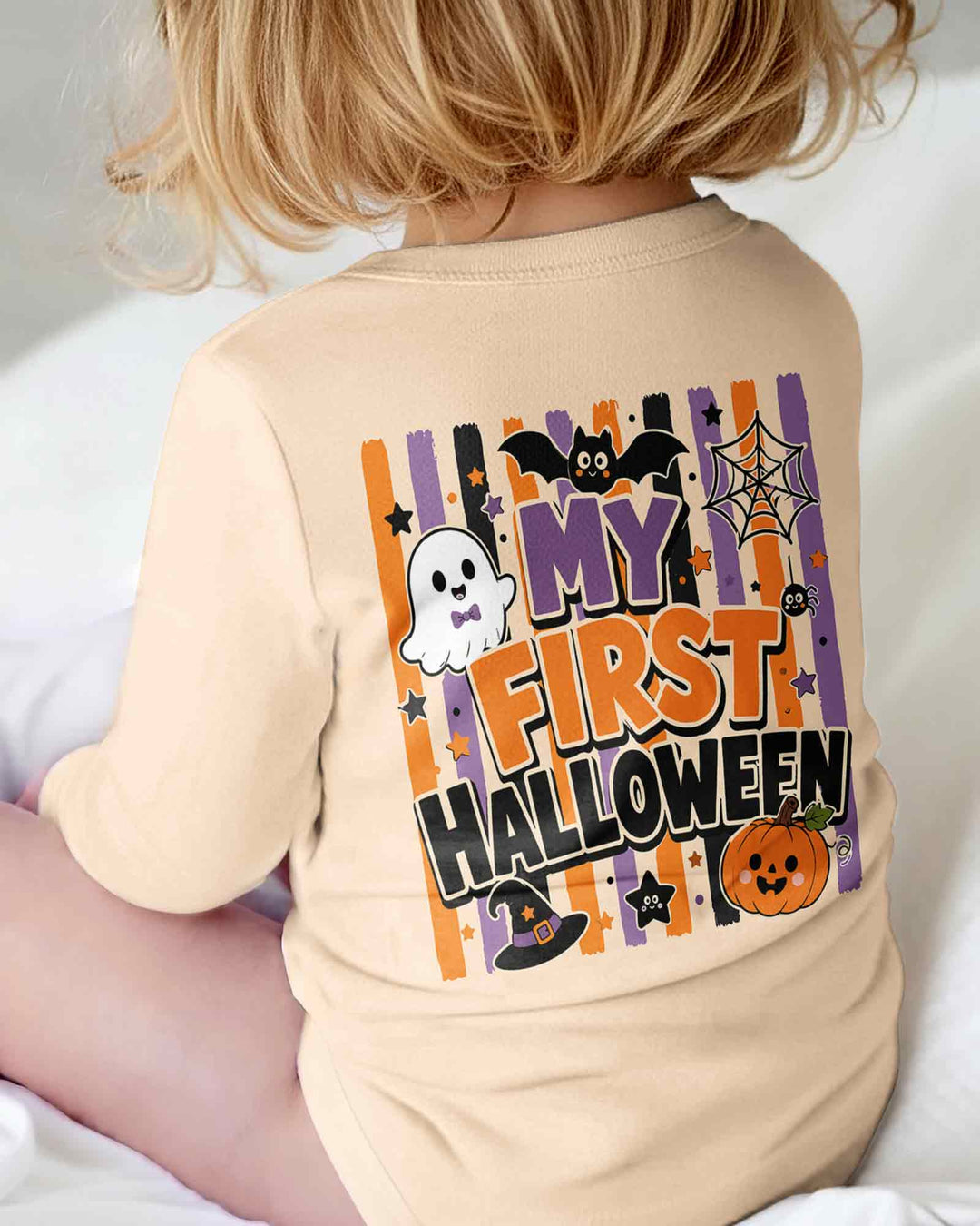 Personalized My First Halloween Bamboo Bodysuit